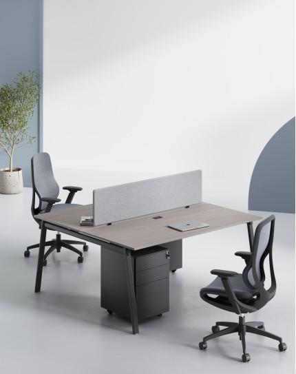 Ace Series Cluster Of 2 Single Line Workstation