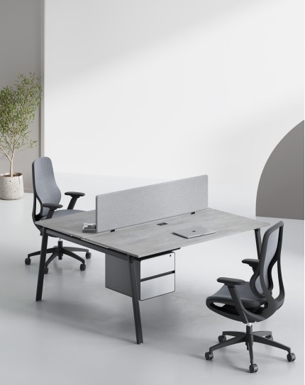 Ace Series Cluster Of 6x Face To Face Workstation Desk