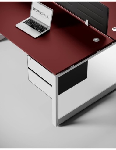 iReception Wooden Contemporary Reception Desk
