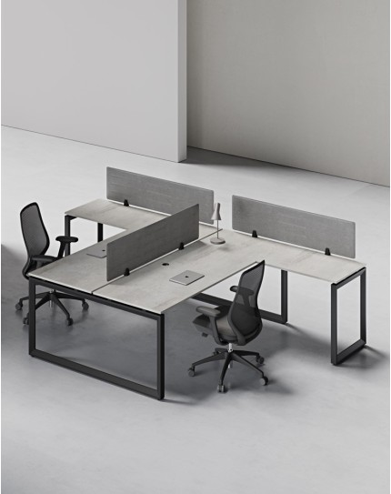 Max Series Height Adjustable Workstation With Side Cabinet