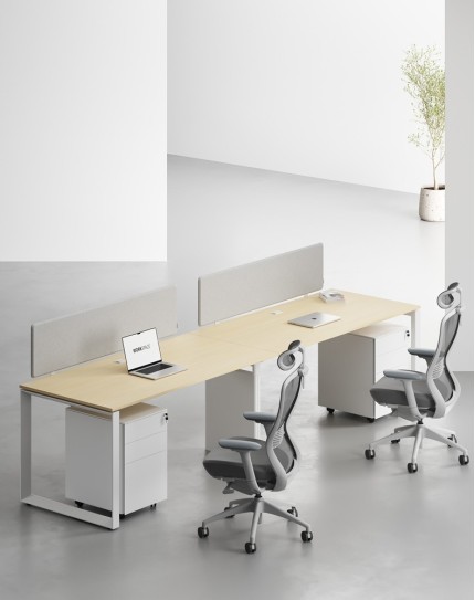 Max Series Triple Motor L Shape Height Adjustable Desk