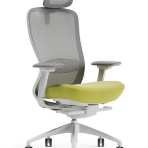 VX1 White Performance Ergonomic Chair